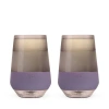 Host Wine Freeze Xl Cooling Cup Set Of 2 In Deep Lilac