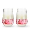 Host Wine Freeze Xl Cooling Cup Set Of 2 In Pink Camo
