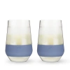 Host Wine Freeze Xl Cooling Cup Set Of 2 In Slate Blue