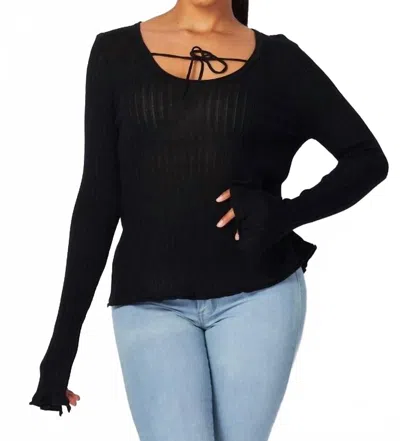 Hot & Delicious Amanda Top In Black