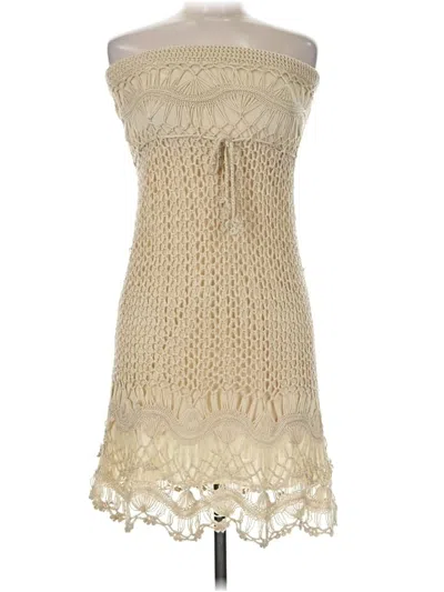 Pre-owned Hot & Delicious Casual Dress In Ivory
