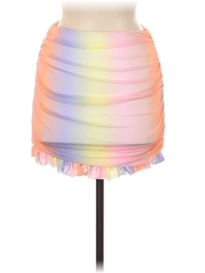 Pre-owned Hot & Delicious Casual Skirt In Pink