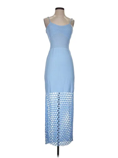 Pre-owned Hot & Delicious Cocktail Dress In Blue