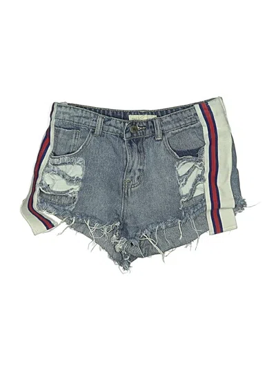 Pre-owned Hot & Delicious Denim Shorts In Blue