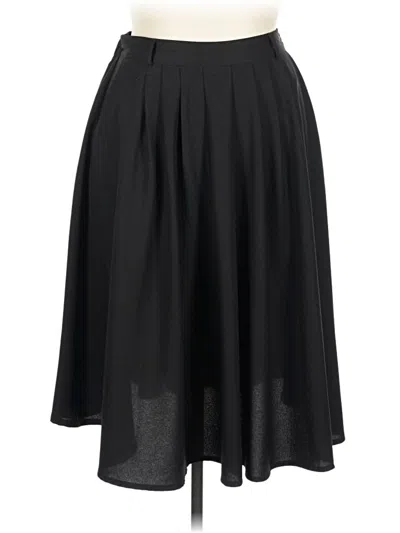Pre-owned Hot & Delicious Formal Skirt In Black