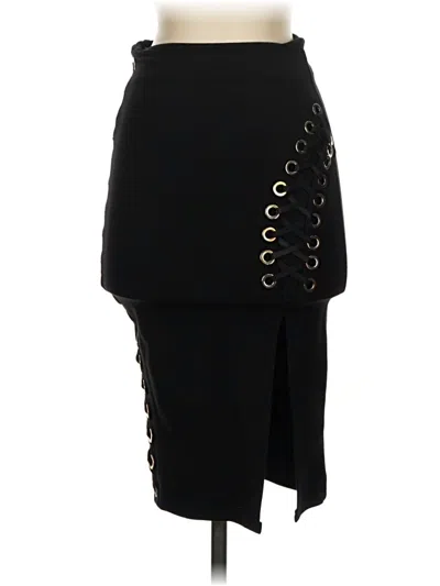Pre-owned Hot & Delicious Formal Skirt In Black