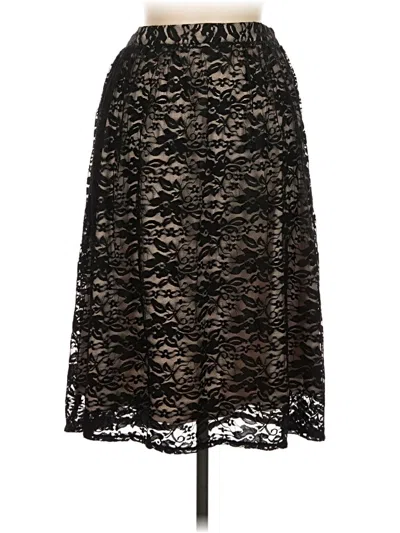 Pre-owned Hot & Delicious Formal Skirt In Black