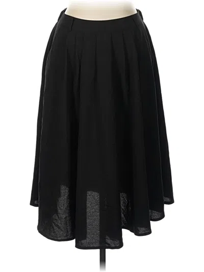 Pre-owned Hot & Delicious Formal Skirt In Black