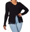 Hot & Delicious Nalla Top In Black