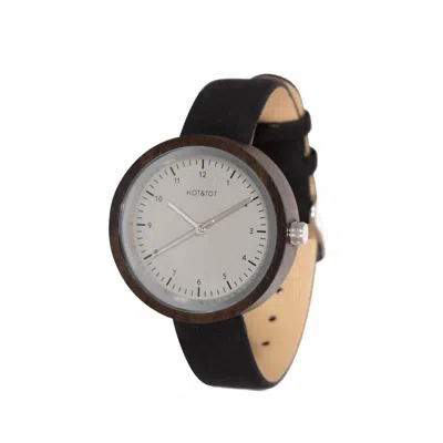 Hot & Tot Women's Sofia Sustainable Wood Vegan Band Watch In Brown