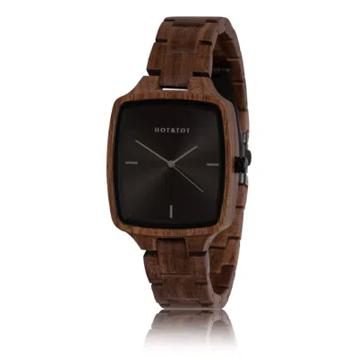 Hot & Tot Women's Wodan Sustainable Wood Watch In Brown