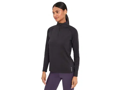 Hot Chillys Clima-tek Tek Zip-t Women's Clothing Black: Md, Polyester/spandex