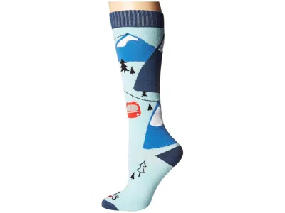 Hot Chillys Gondola Mid Volume Socks Crew Cut Socks Shoes Gondola/blue: Sm (us Men's Shoe 3-5.5 - Women's 4-7),  In Multi