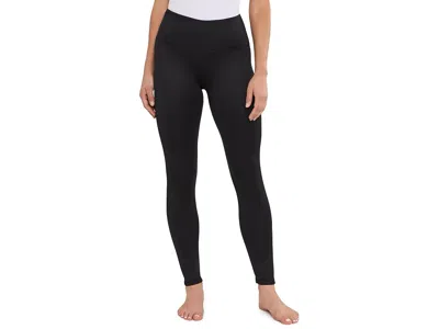 Hot Chillys La Paz Slimr Waist Leggings Women's Workout Black: Xl, Polyester/spandex