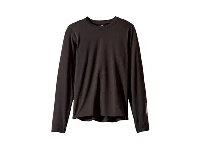 Hot Chillys Micro-elite Chamois Crew Neck (little Kids/big Kids) Kid's Clothing Black : Xl (14-16 Big Kid), Poly