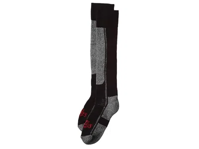Hot Chillys Premium Mid Volume Socks Men's Crew Cut Socks Shoes Black/heather: Md