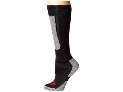 Hot Chillys Premium Mid Volume Socks Women's Crew Cut Socks Shoes Black/heather: Sm