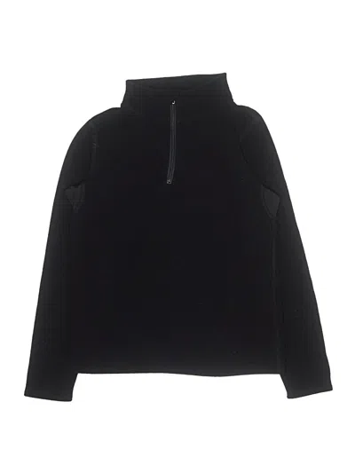 Pre-owned Hot Chillys Kids' Turtleneck Sweater In Black