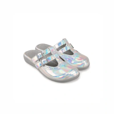 Hot Chocolate Design Chrome Crush Clog In Blue