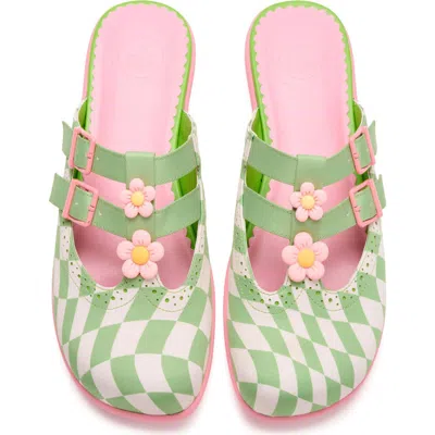 Hot Chocolate Design Mary Jane Clogs In Multi