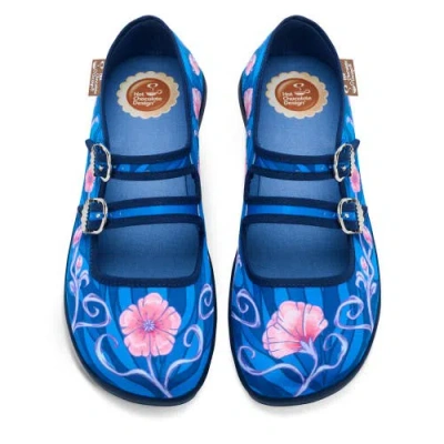 Hot Chocolate Design Mary Jane Flats In Blue
