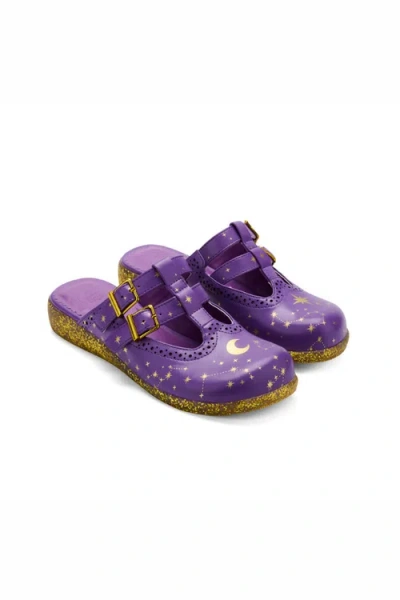 Hot Chocolate Design Stellar Mary Jane Clog In Purple
