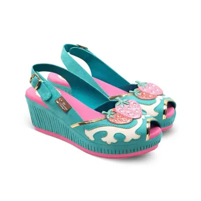 Hot Chocolate Design Women's Chocolaticas Country Star Sandal In Blue Multi