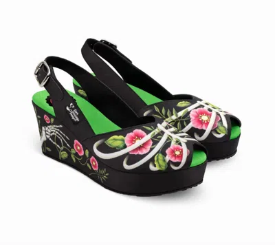 Hot Chocolate Design Women's Chocolaticas Necroflora Sandal In Black