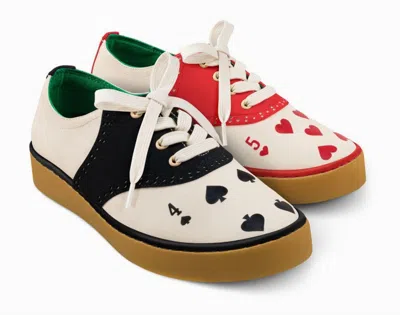 Hot Chocolate Design Women's Poker Casual Sneaker In White