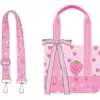 Hot Focus Classy Strawberry Tote Bag