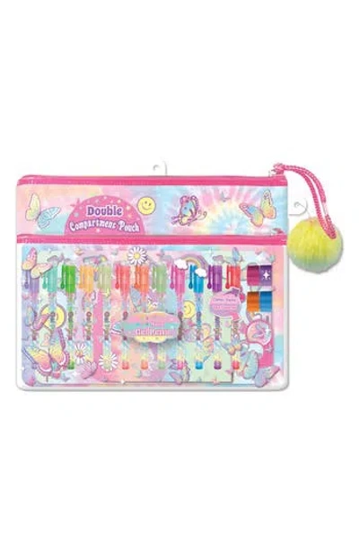 Hot Focus Kids' Double Compartment Pouch In Multi