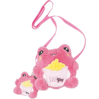 Hot Focus Kids' Sassy Plush Frog Crossbody Bag