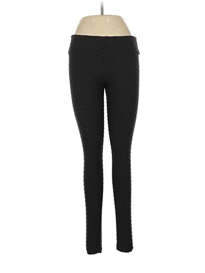 Pre-owned Hot Kiss Active Pants In Black