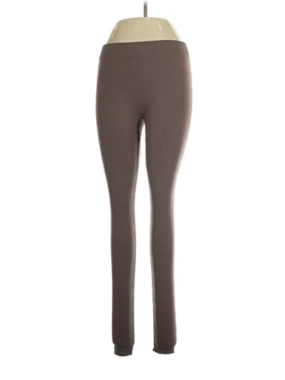 Pre-owned Hot Kiss Active Pants In Brown