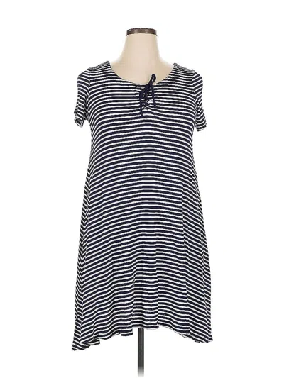 Pre-owned Hot Kiss Casual Dress In Black