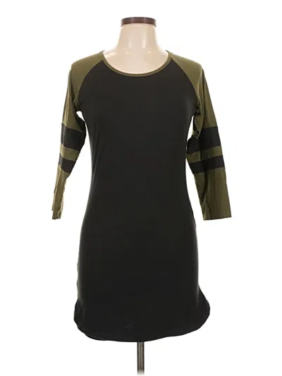 Pre-owned Hot Kiss Casual Dress In Black