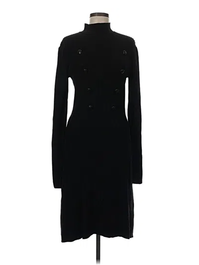 Pre-owned Hot Kiss Casual Dress In Black