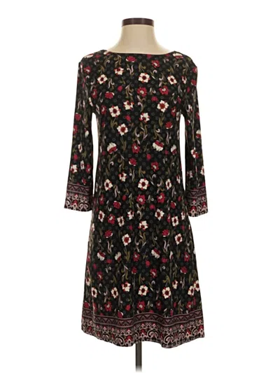 Pre-owned Hot Kiss Casual Dress In Black