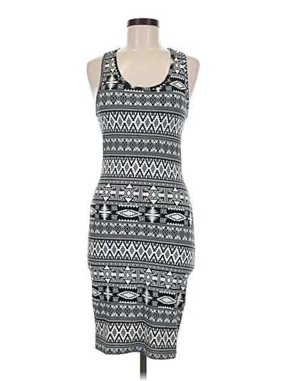 Pre-owned Hot Kiss Casual Dress In Gray