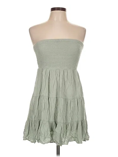 Pre-owned Hot Kiss Casual Dress In Green