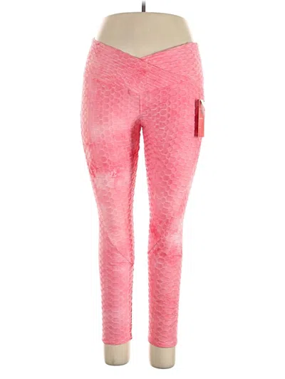 Pre-owned Hot Kiss Casual Pants In Pink