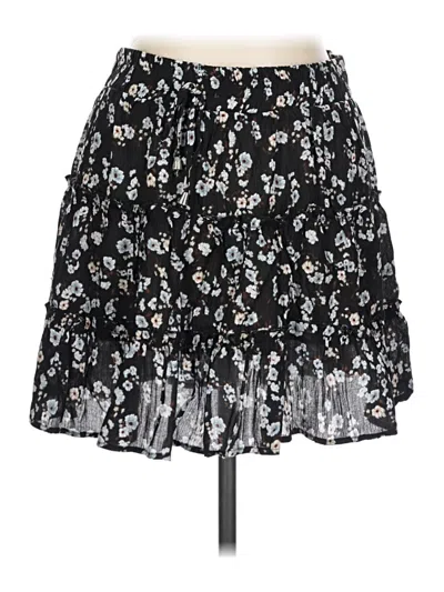 Pre-owned Hot Kiss Casual Skirt In Black