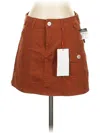 Hot Kiss Casual Skirt In Brown