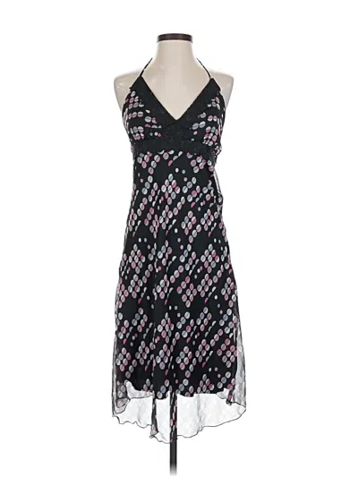 Pre-owned Hot Kiss Cocktail Dress In Black