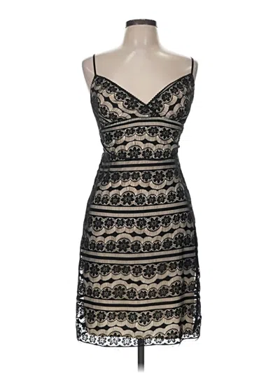 Pre-owned Hot Kiss Cocktail Dress In Black