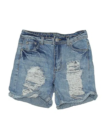 Pre-owned Hot Kiss Denim Shorts In Blue