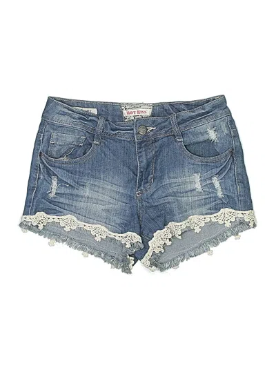 Pre-owned Hot Kiss Denim Shorts In Blue