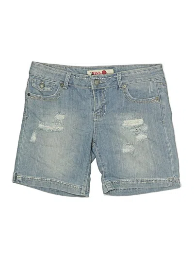 Pre-owned Hot Kiss Denim Shorts In Blue