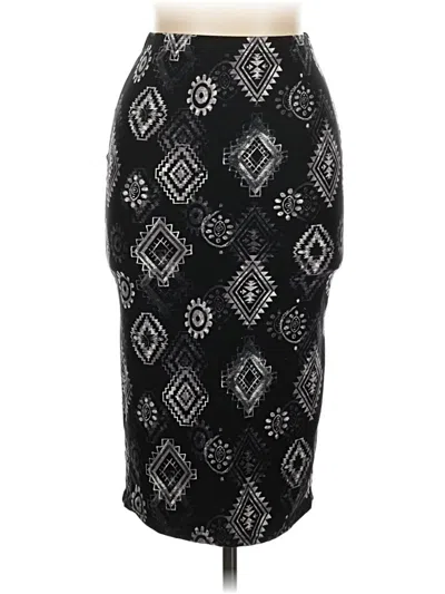 Pre-owned Hot Kiss Formal Skirt In Black