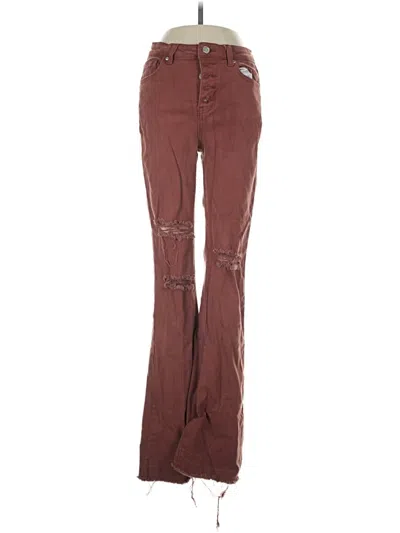 Pre-owned Hot Kiss Jeans In Burgundy